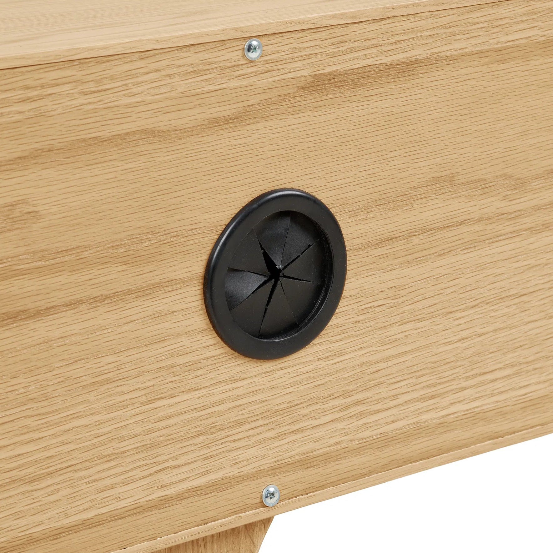 SEYOTO | מזנון סקנדינבי מעץ, עם מגירה ומדפים סגורים