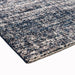 תמונה מזווית מספר 3 של המוצר NAZINGA | שטיח מודרני בגווני כחול ושמנת