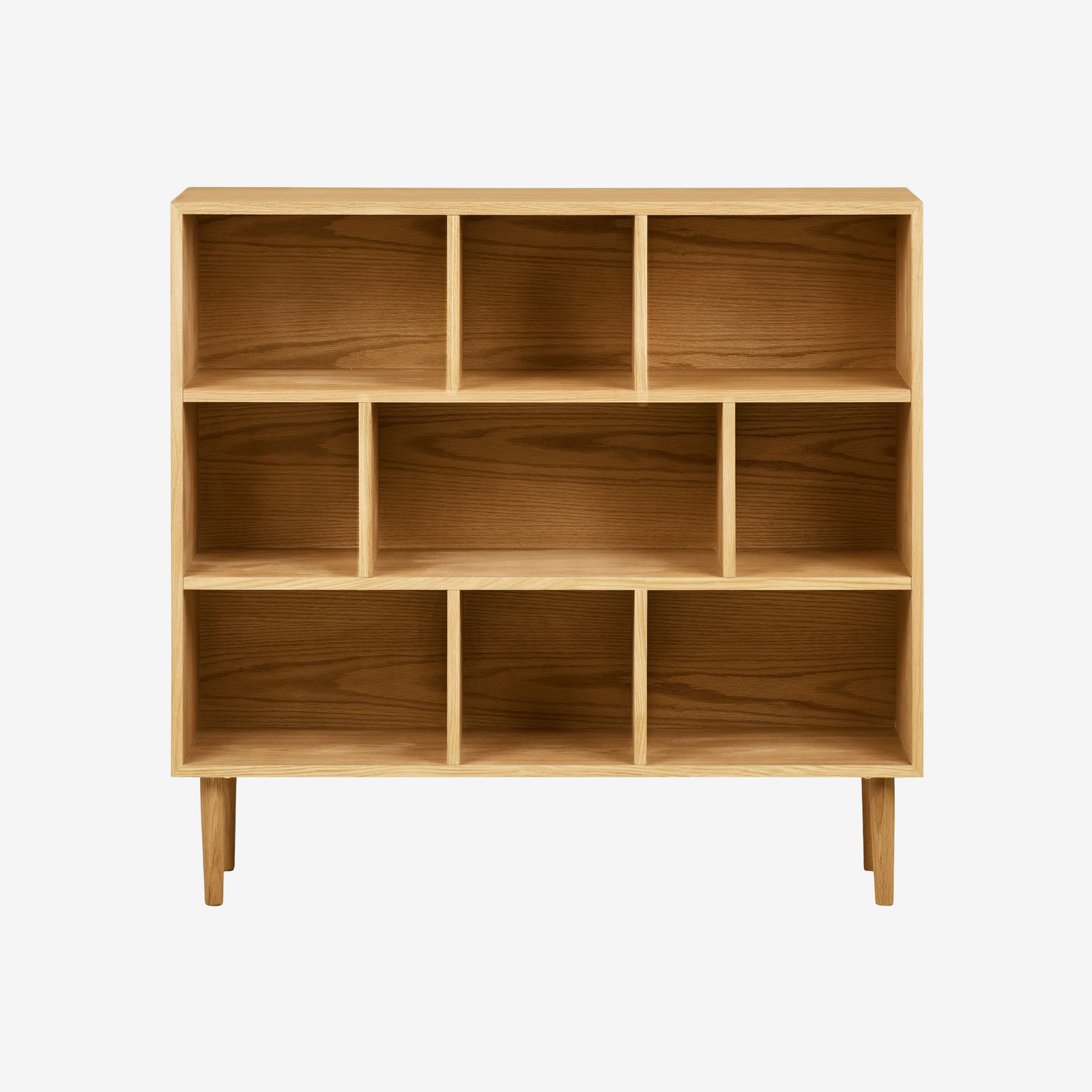 ZEKONU | יחידת 9 מדפים פתוחים מעץ