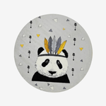 RIYU | שטיח ילדים פנדה עגול
