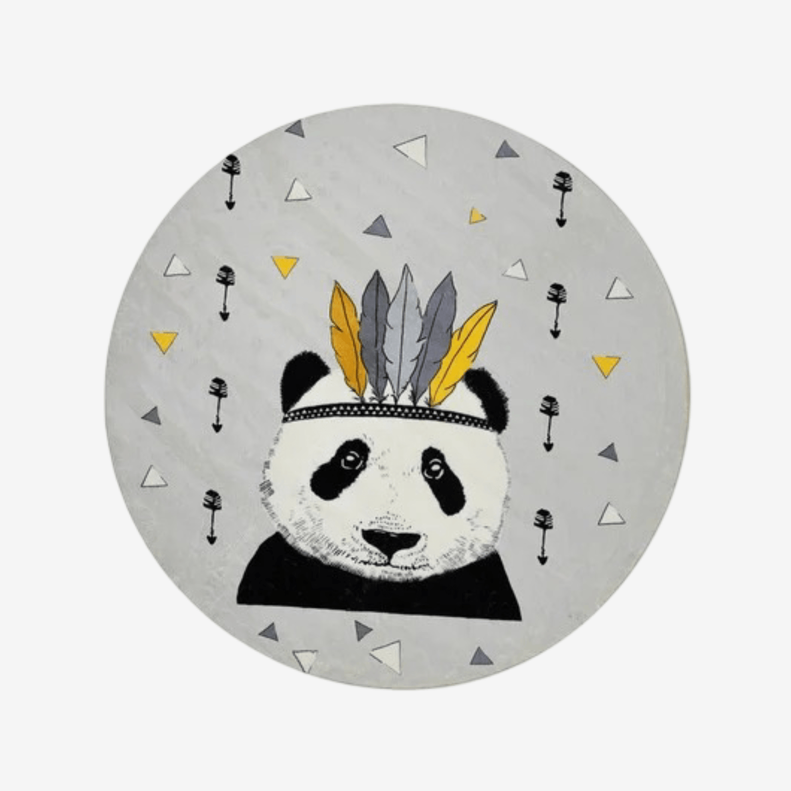 RIYU | שטיח ילדים פנדה עגול