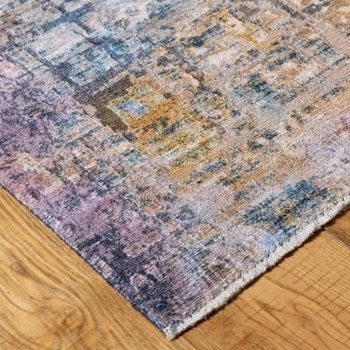 מעבר לעמוד מוצר Sandeep | שטיח אבסטרקט בגוונים מרהיבים