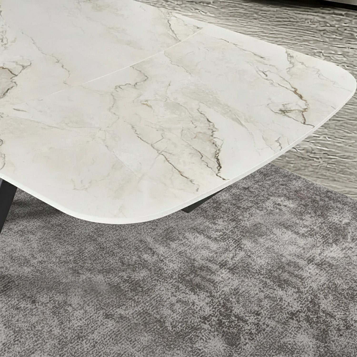 BERGLY | שולחן אוכל מלבני 200/95 ס"מ, נפתח ל-300 ס"מ, עד 14 סועדים