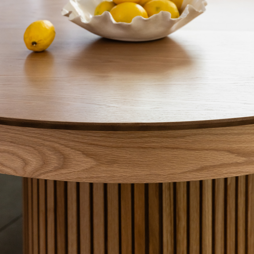 JANIS | שולחן אוכל עגול נפתח, מגיע בשני גדלים