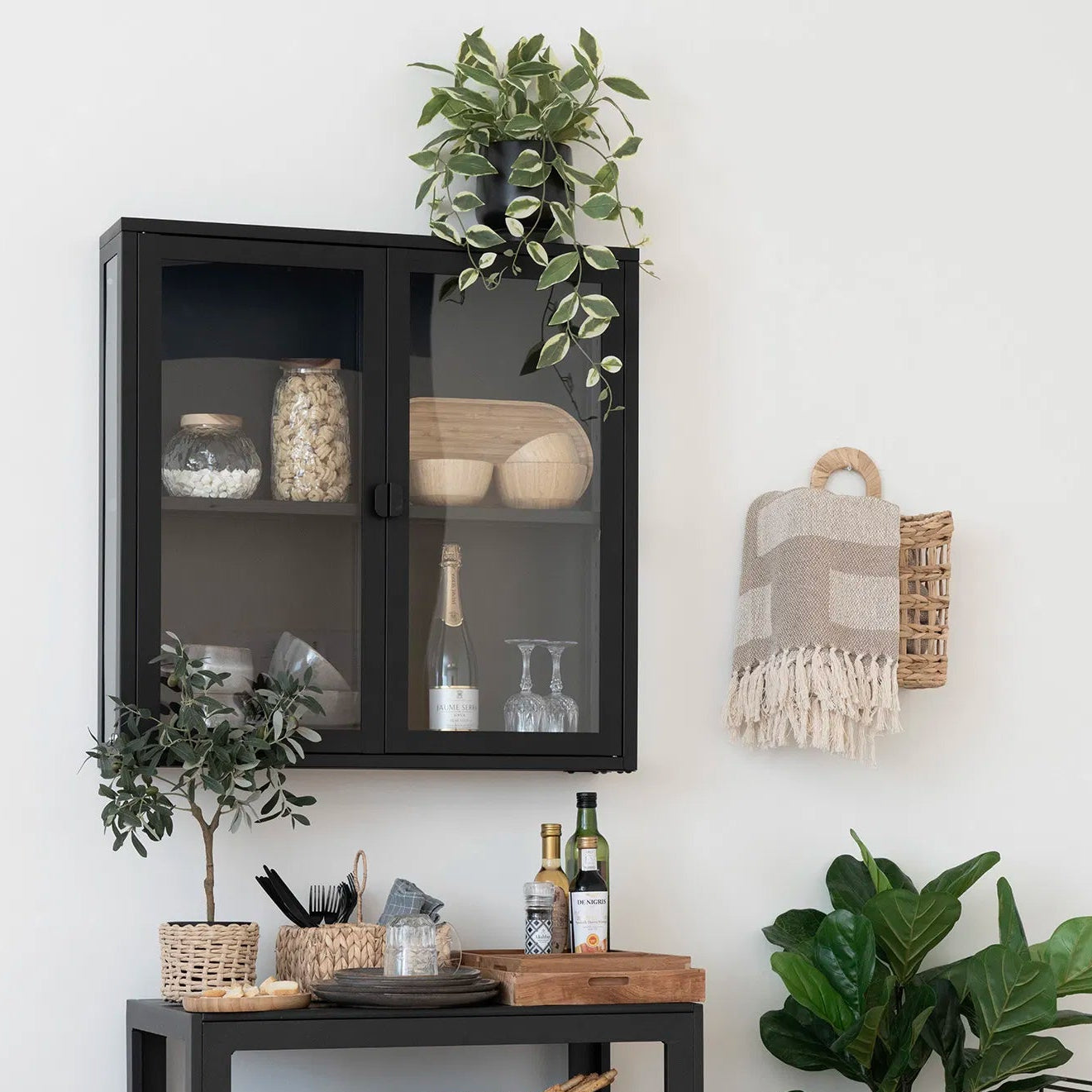 NIVO | 'שמיכה מכותנה ממוחזרת בגוון בז - KUALA