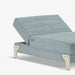 תמונה מזווית מספר 2 של המוצר COLOSSUS | מיטה וחצי מתכווננת חשמלית בגוון אפור כחלחל, עם רגליים מעוצבות