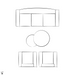 תמונה מזווית מספר 12 של המוצר LINUS | זוג שולחנות סלון עגולים מעוצבים בסגנון מודרני