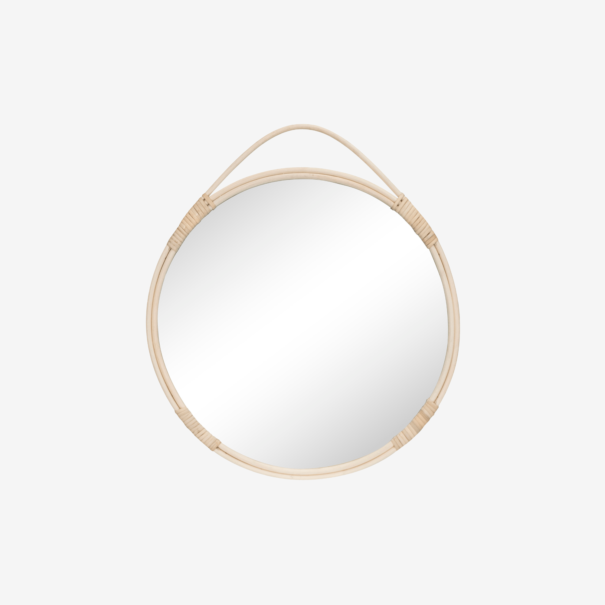 RATI | מראת ראטן עגולה