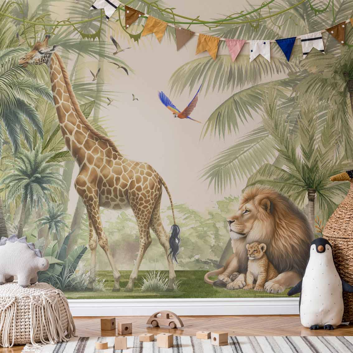 PALA | טפט ג'ונגל עם חיות