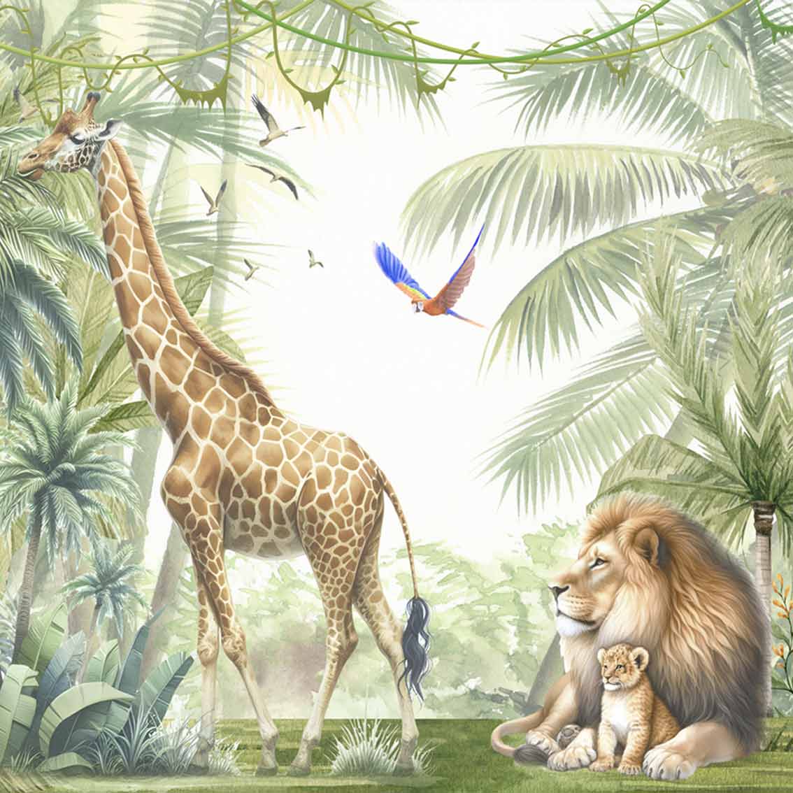 PALA | טפט ג'ונגל עם חיות