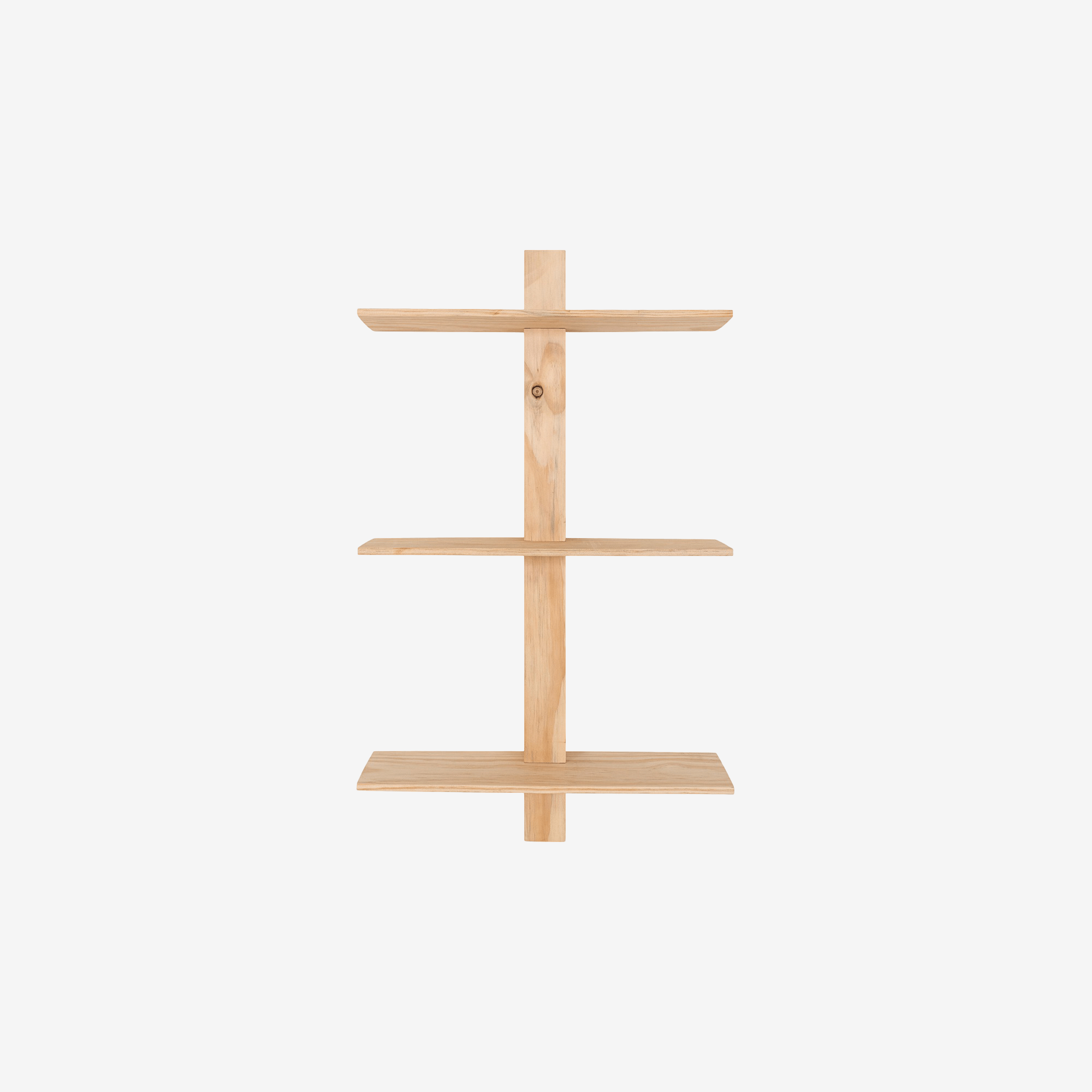 ARELAN | מדף קיר 3 קומות מבמבוק