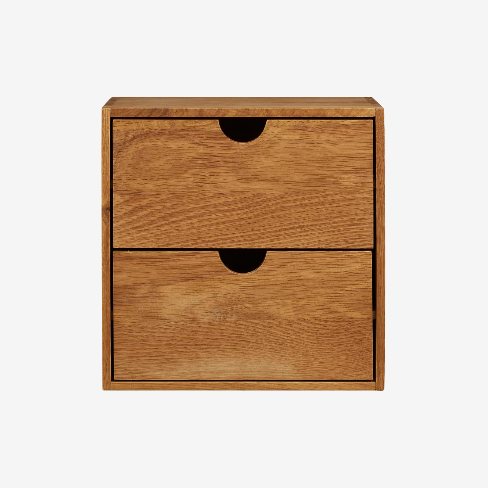 BONE | יחידת מגירות לתליה מעץ אלון מלא, 30/30 ס"מ
