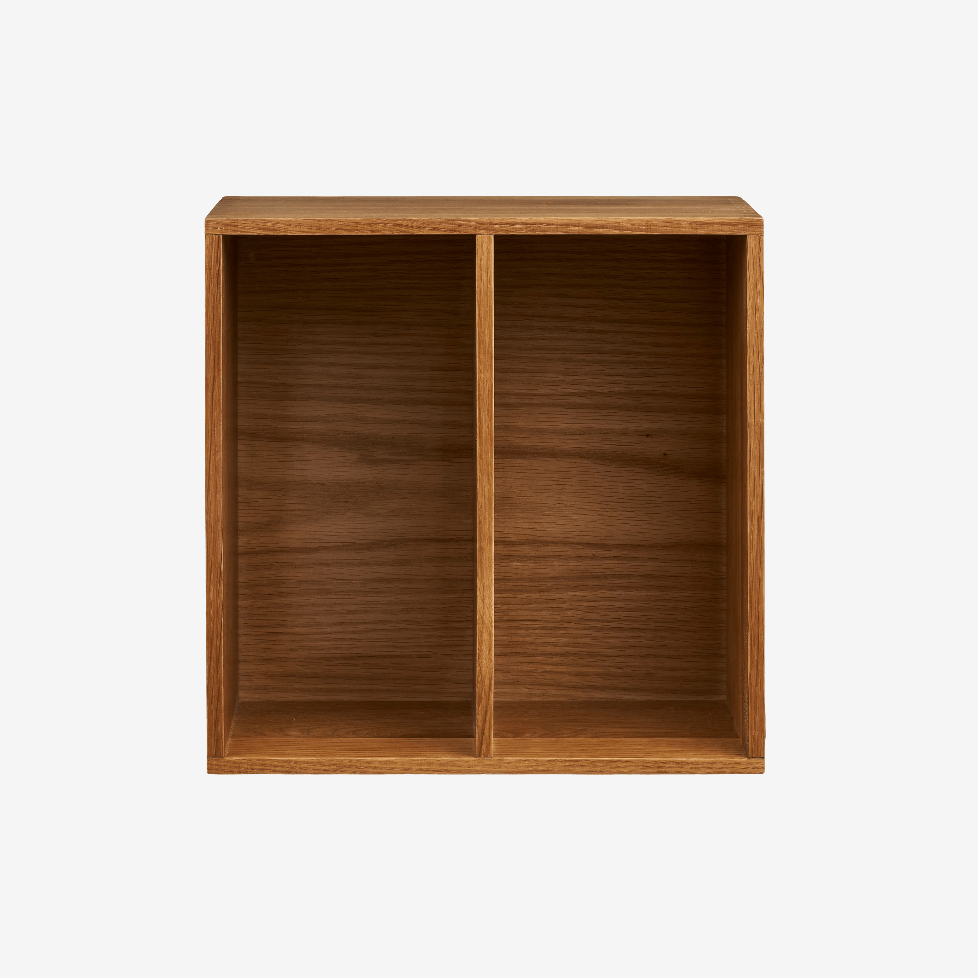 KOSAKU | יחידת מדפים לתליה מעץ אלון מלא, 30/30 ס"מ - KUALA