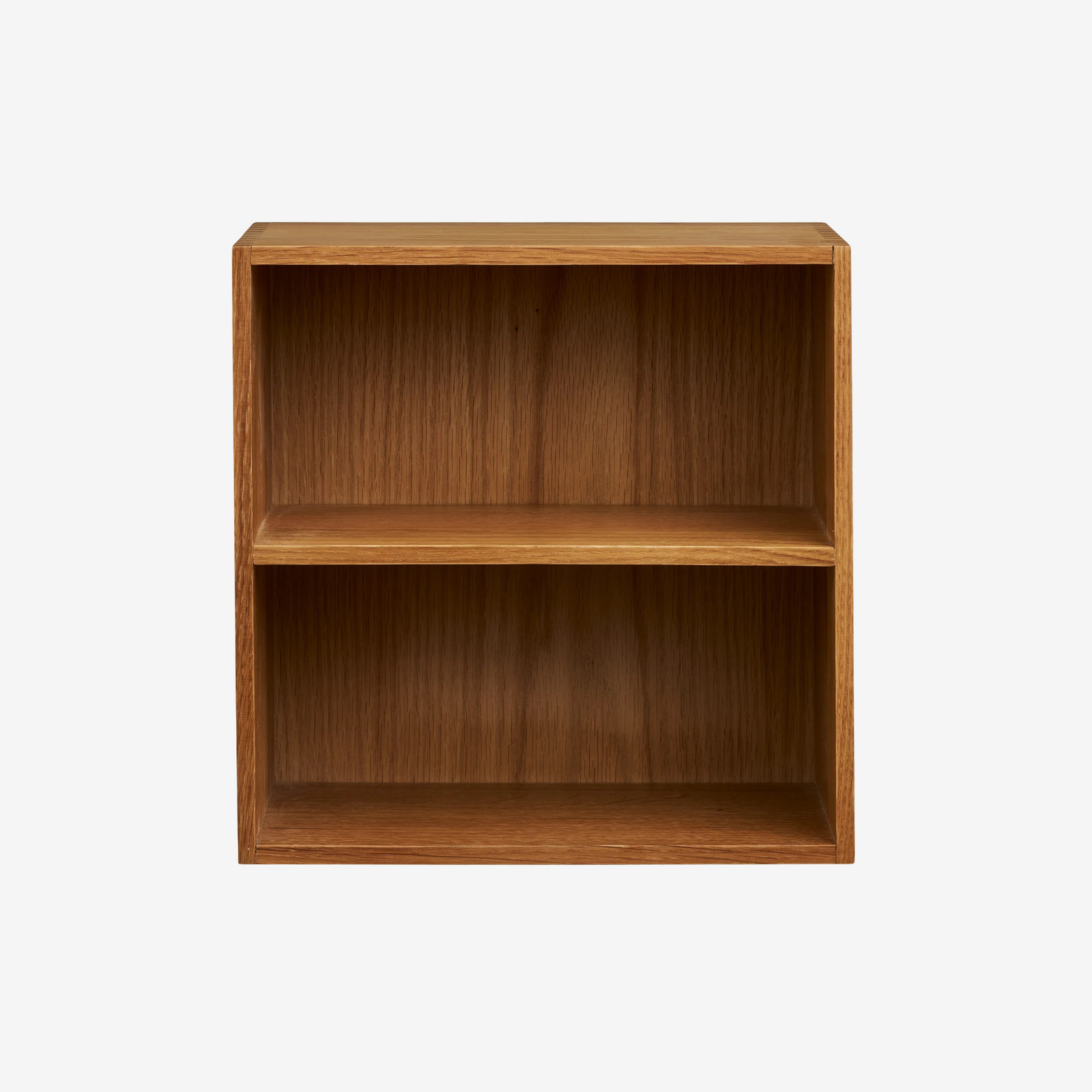 KOSAKU | יחידת מדפים לתליה מעץ אלון מלא, 30/30 ס"מ