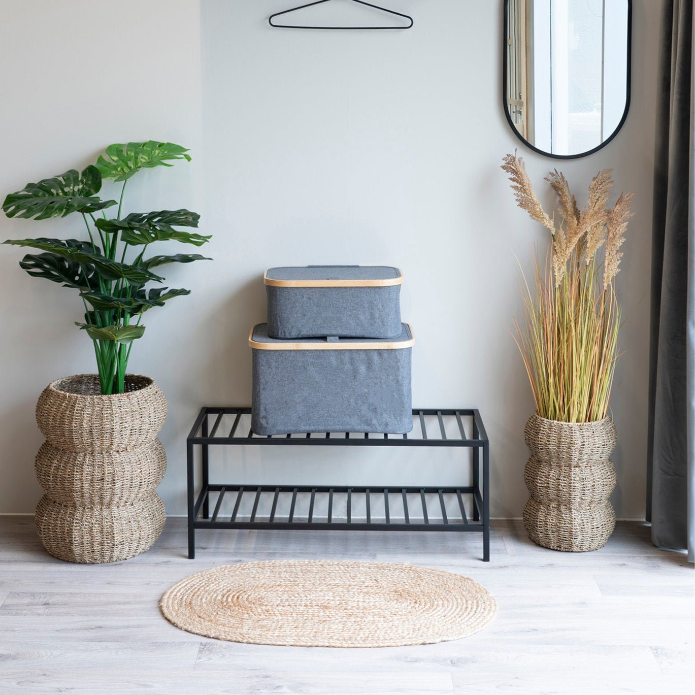 MUKRA | יחידת אחסון נעליים ממתכת, 79/32 ס"מ