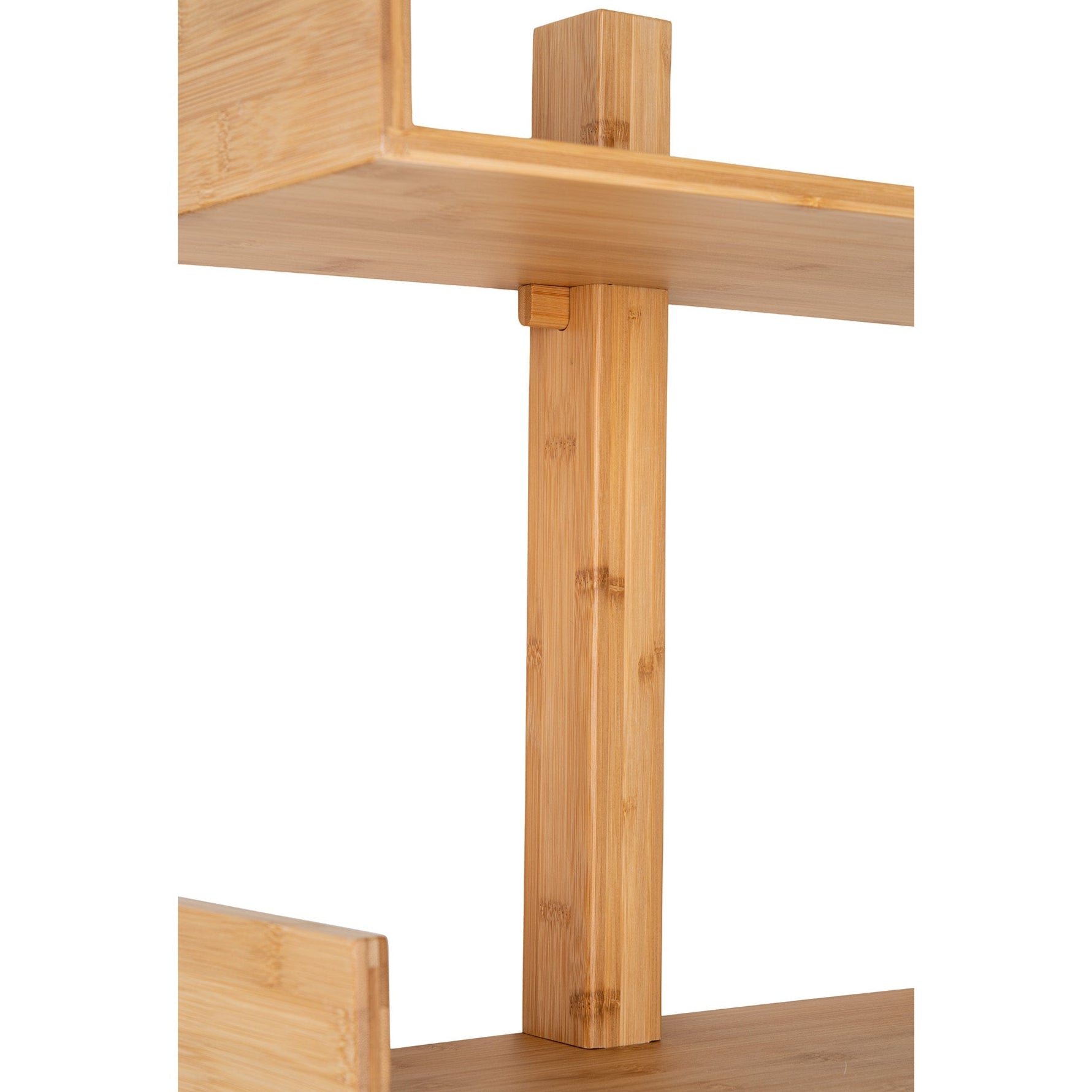 ARELAN | מדף קיר 3 קומות מבמבוק