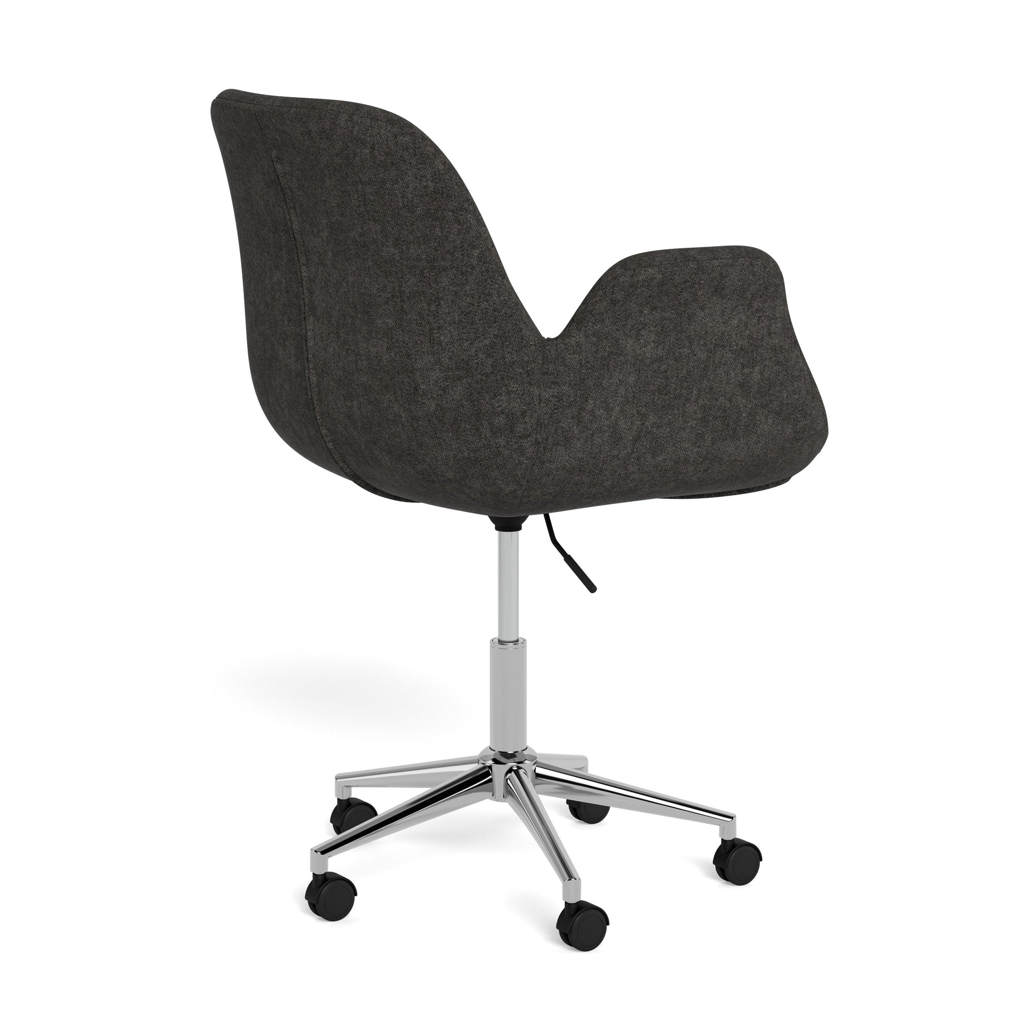 WEST | כיסא משרדי עם גלגלים מרופד בבד אריג - KUALA