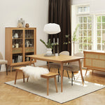 LORVINA | שולחן אוכל מלבני 150/90 ס"מ או 190/90 ס"מ