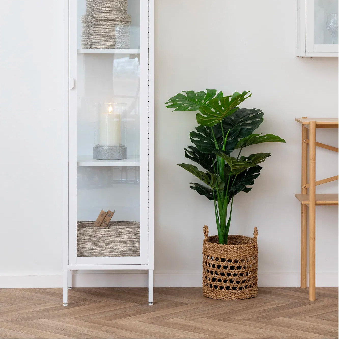 HANO | 'סט סלסלות אחסון כותנה בגוון בז - KUALA