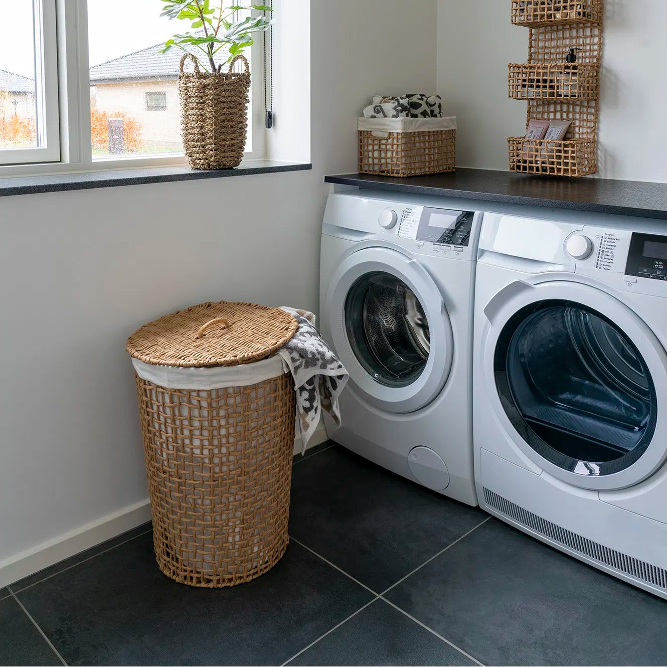 HERO | סל כביסה מקש בגוון טבעי - KUALA