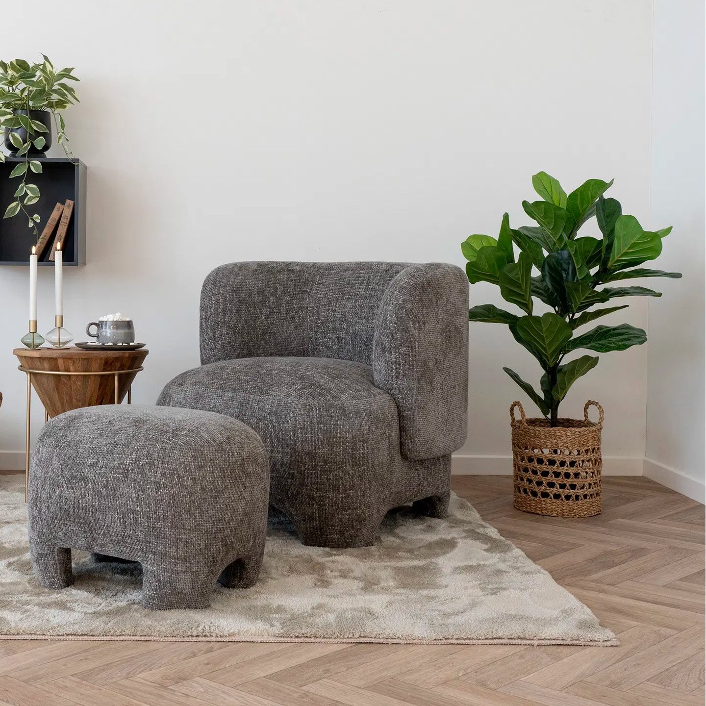 IVOR | סט סלים דקורטיביים בגוון טבעי - KUALA