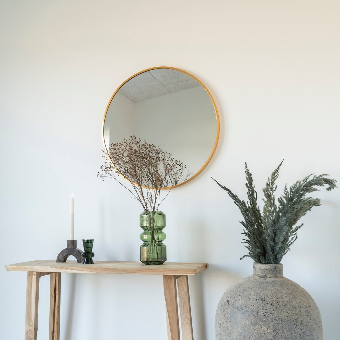 ROBE | אגרטל זכוכית ירוק