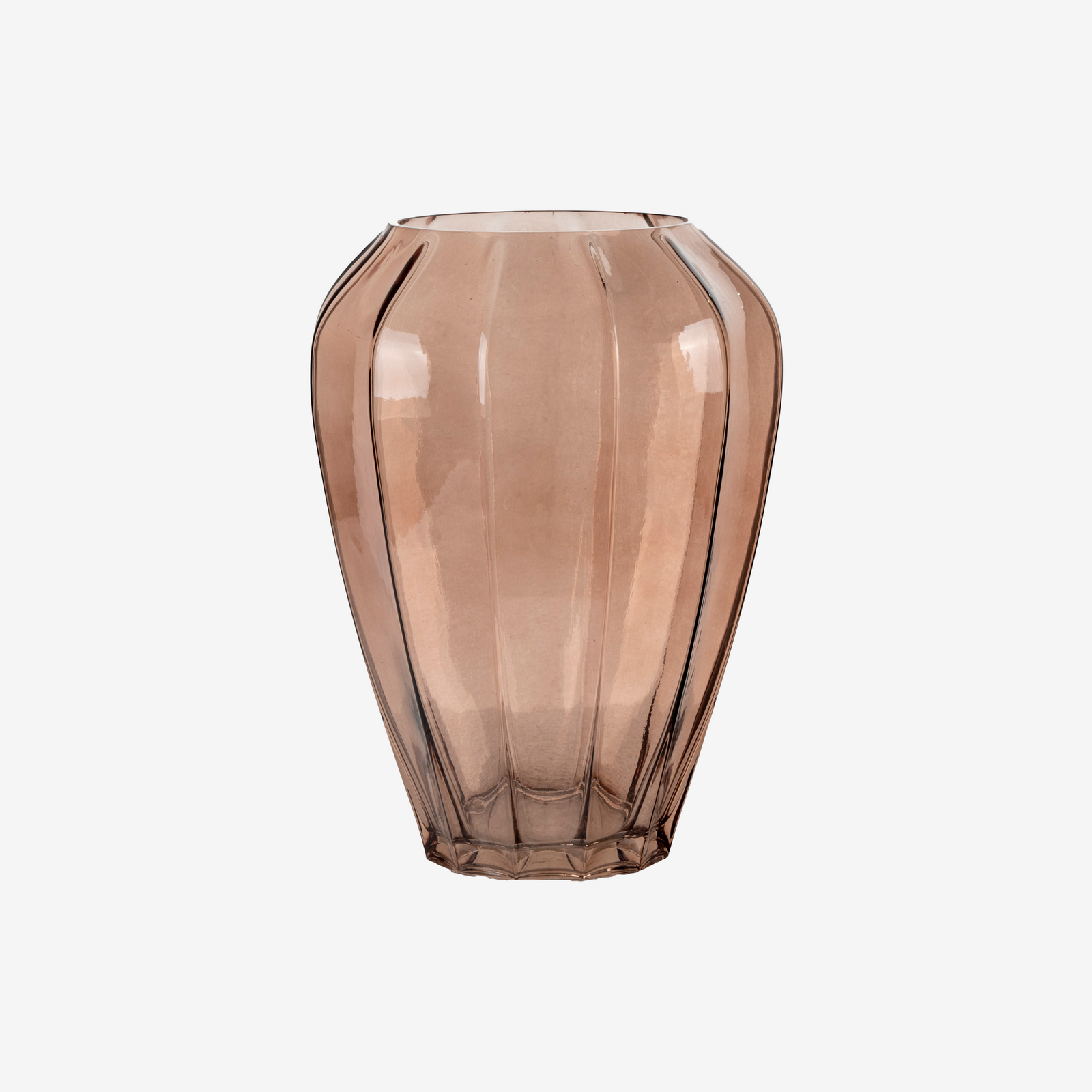 VITEK | אגרטל זכוכית חומה