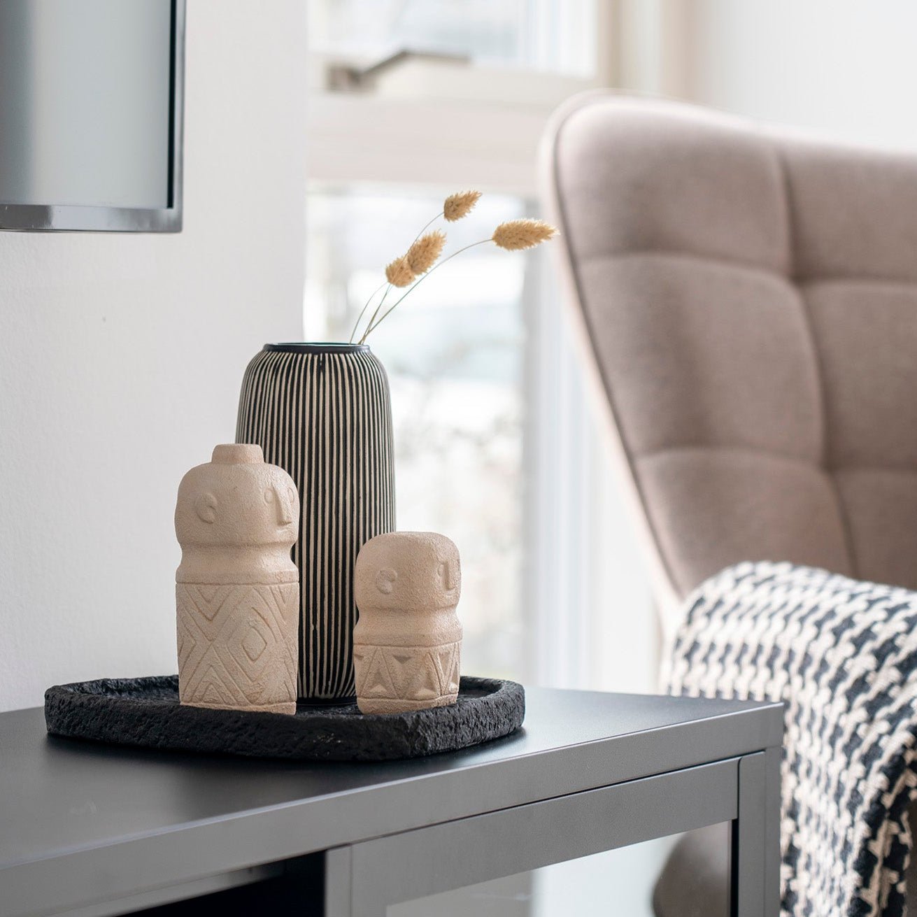 NOTI | אגרטל אבן גיר מעוצב