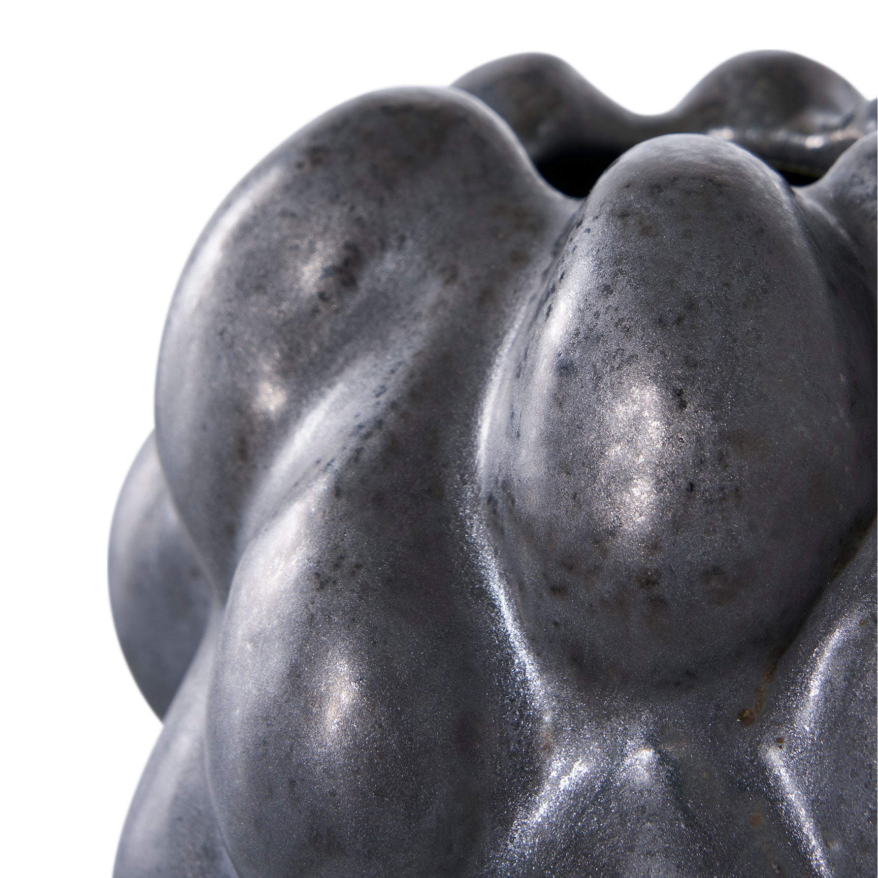 SIQI | אגרטל קרמי מעוצב בגוון שחור