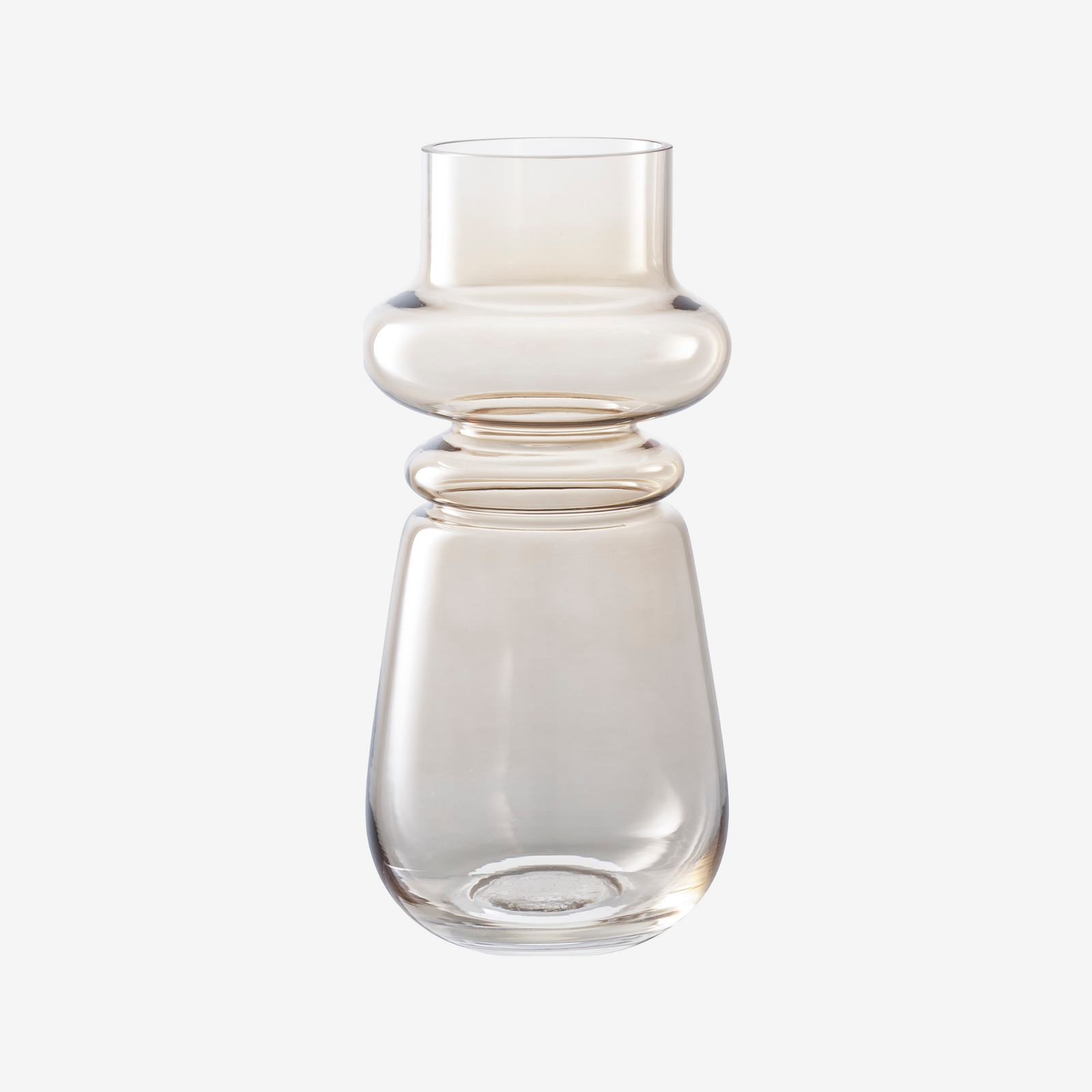 NEKEG | אגרטל זכוכית חומה מעושנת