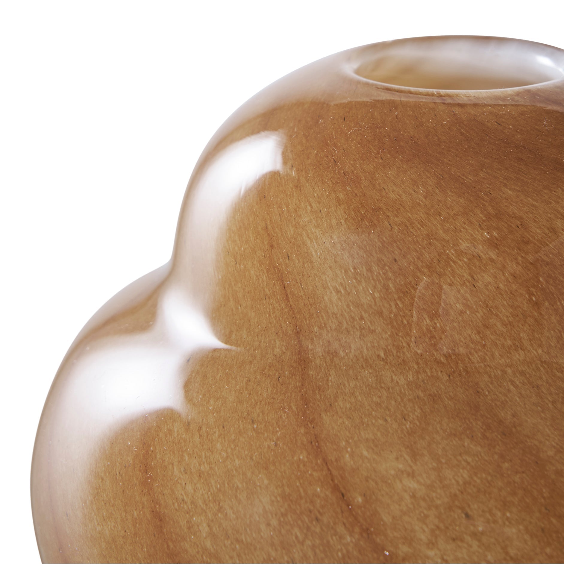 KOTUP | אגרטל זכוכית חומה