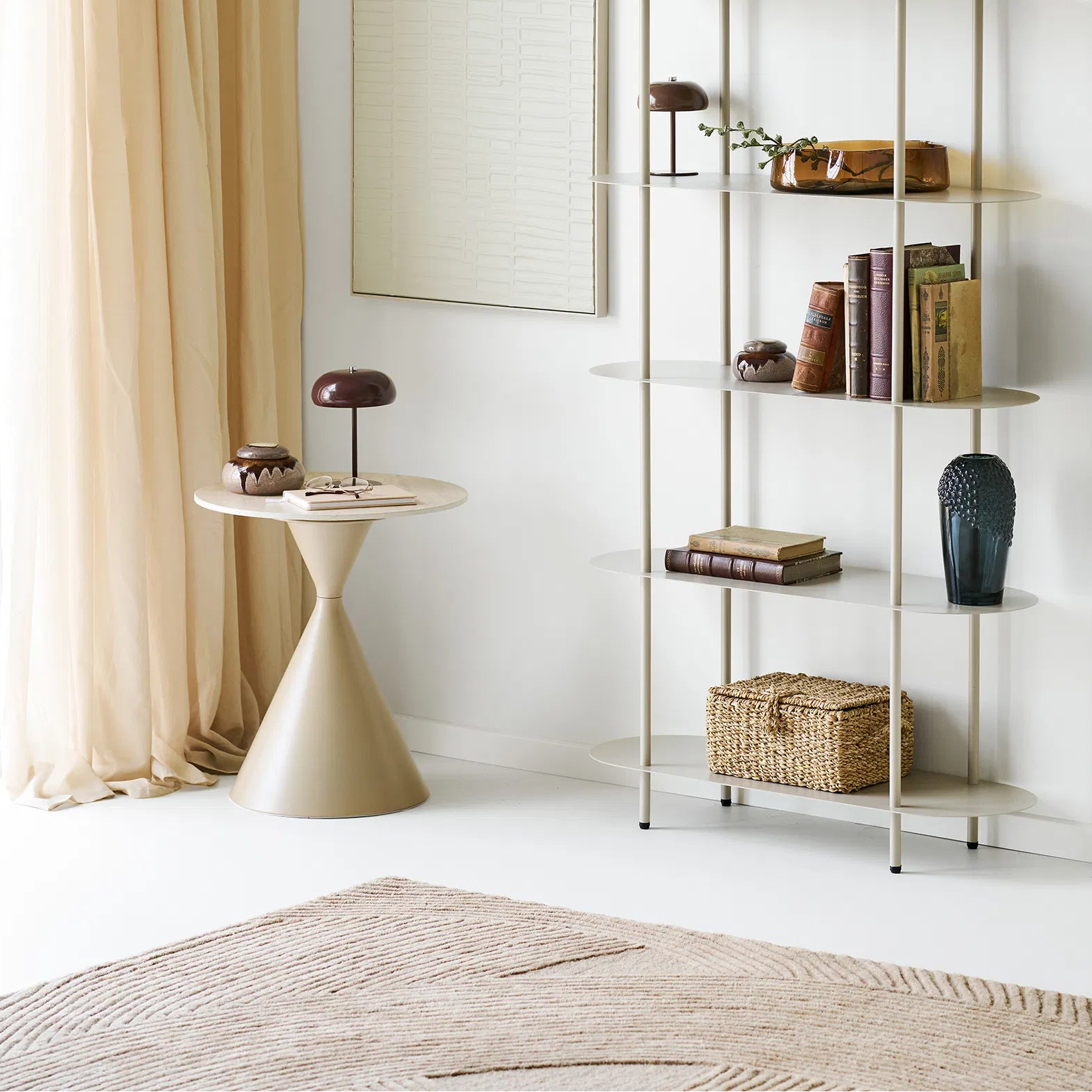 BJENI | אגרטל מזכוכית בגוון אפור כהה - KUALA