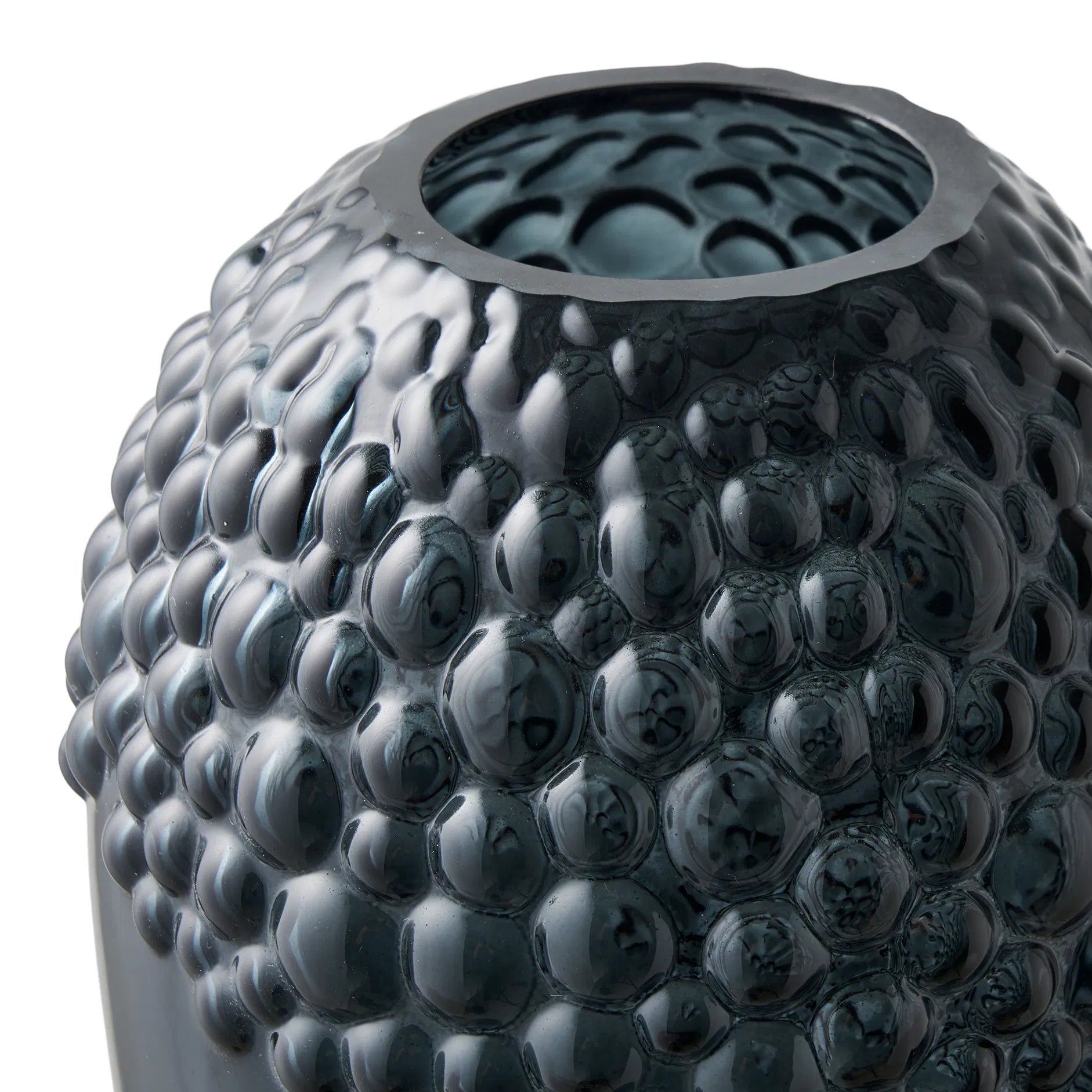 BJENI | אגרטל מזכוכית בגוון אפור כהה - KUALA