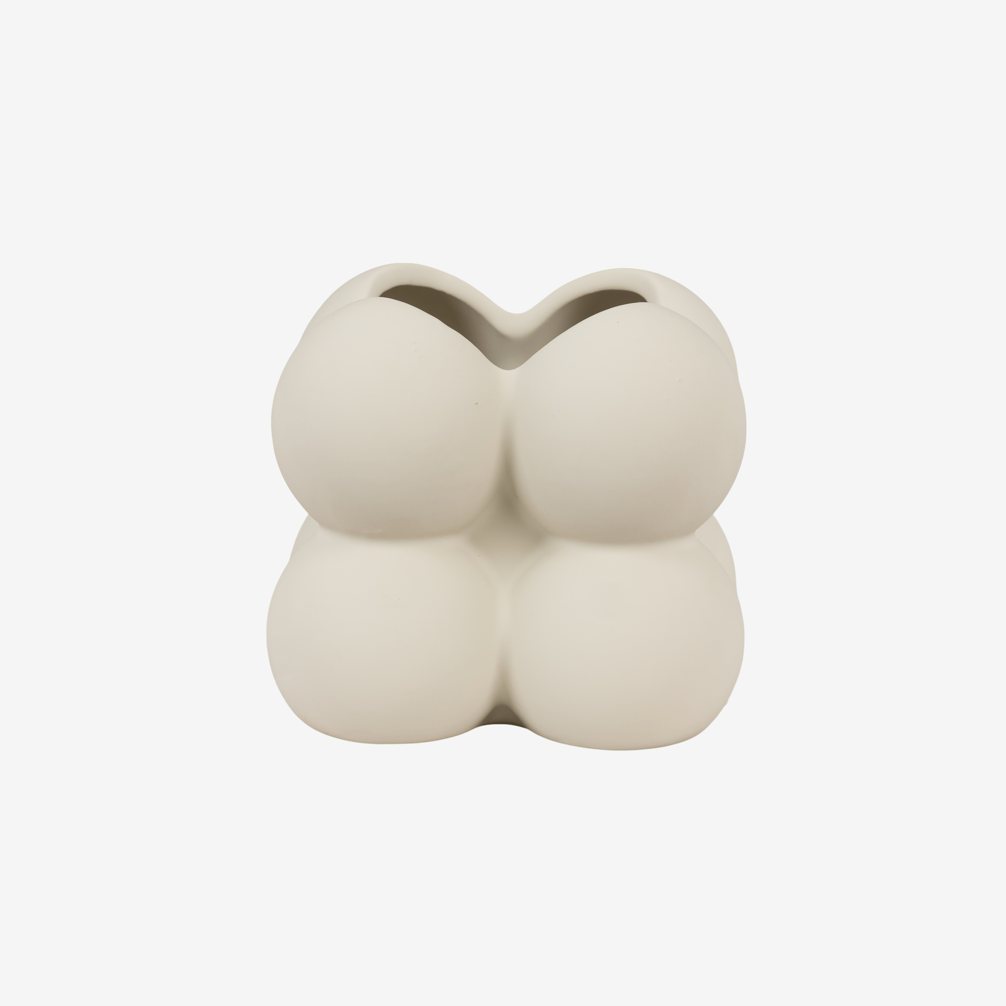 KEZES | עציץ מעוצב מקרמיקה עם תבליטי בועות