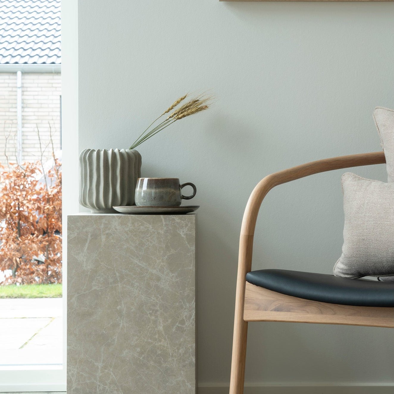 GADEL | עציץ מעוצב מקרמיקה בגוון אפור