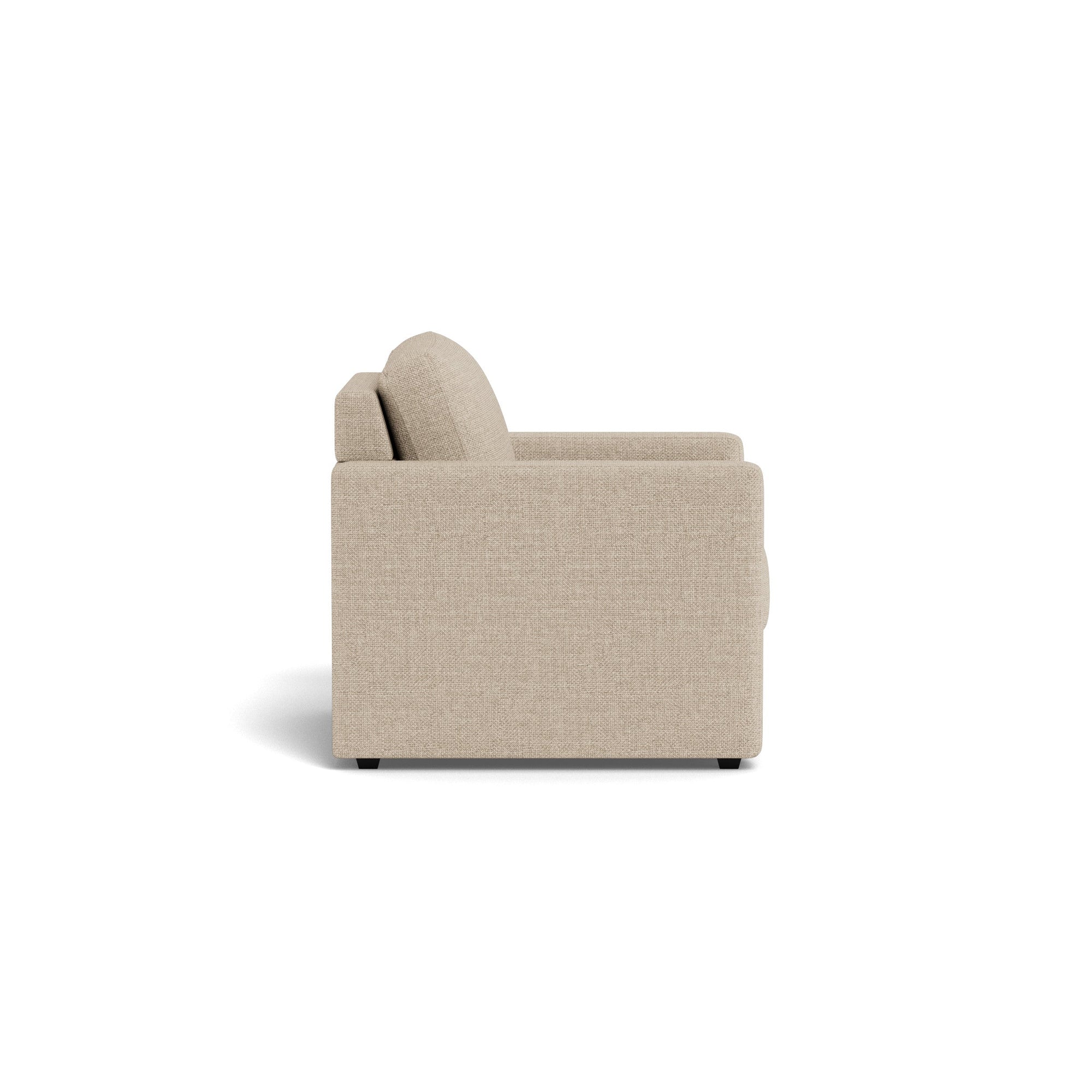 BASE | כורסא נפתחת למיטה מרופדת בבד אריג