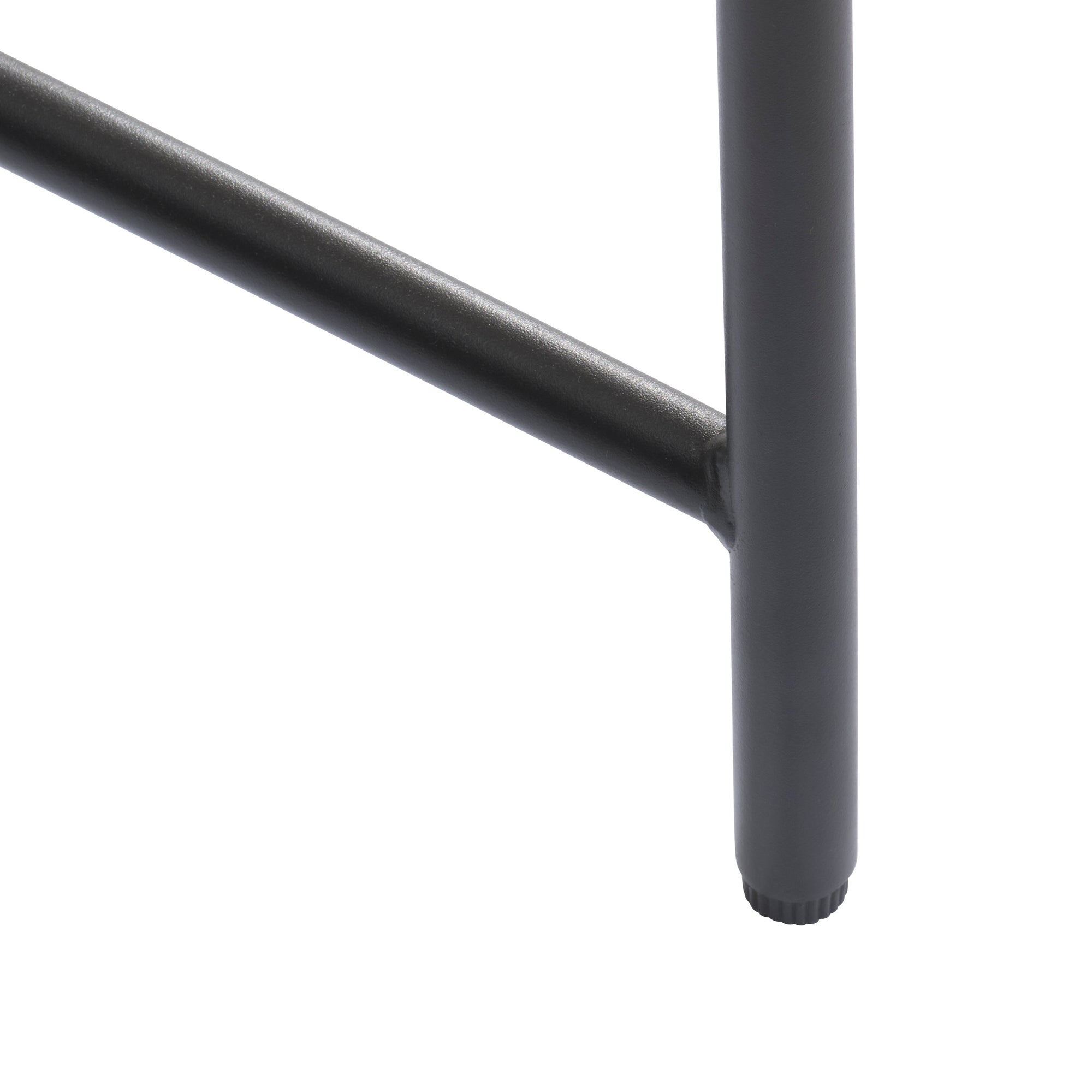 ZUKEYA | שידת לילה מעץ 45/45 ס"מ, ראטן ומתכת, עם מגירה