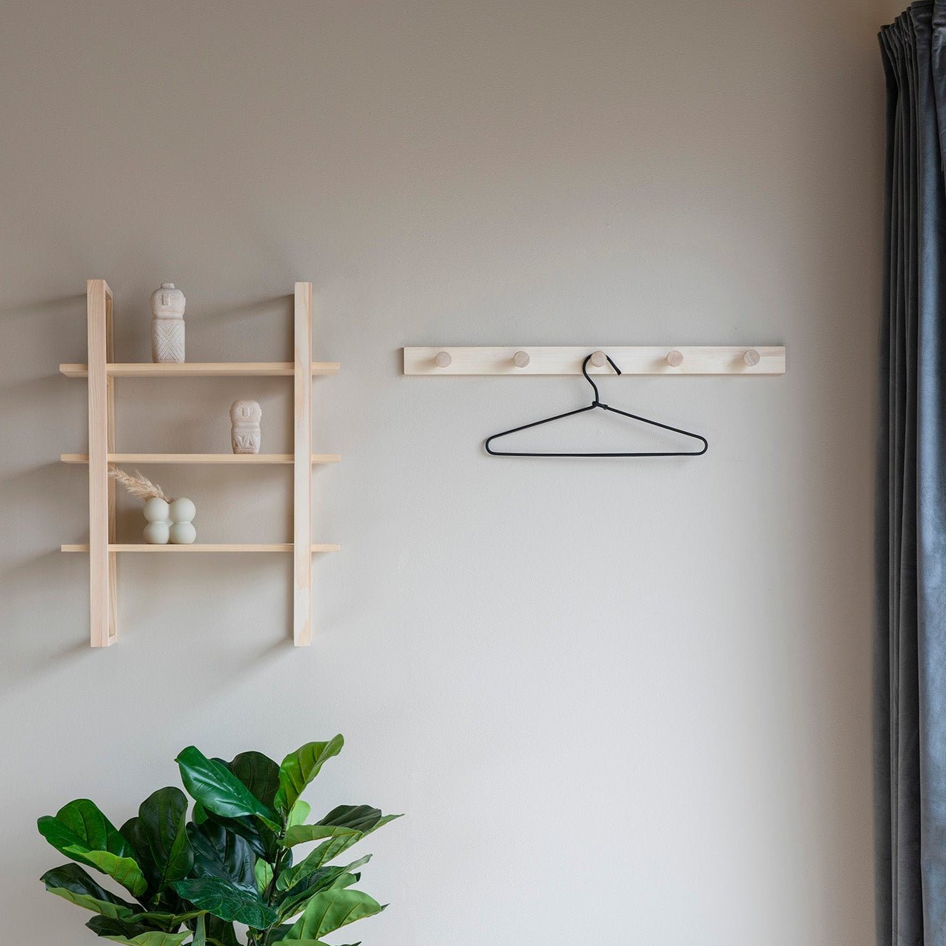 YOELO | יחידת תליה מעץ מלא - KUALA