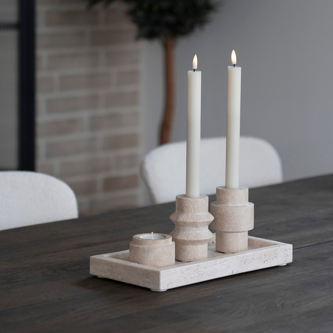 ZIVEJ | פמוט אבן טבעית בעיצוב מודרני