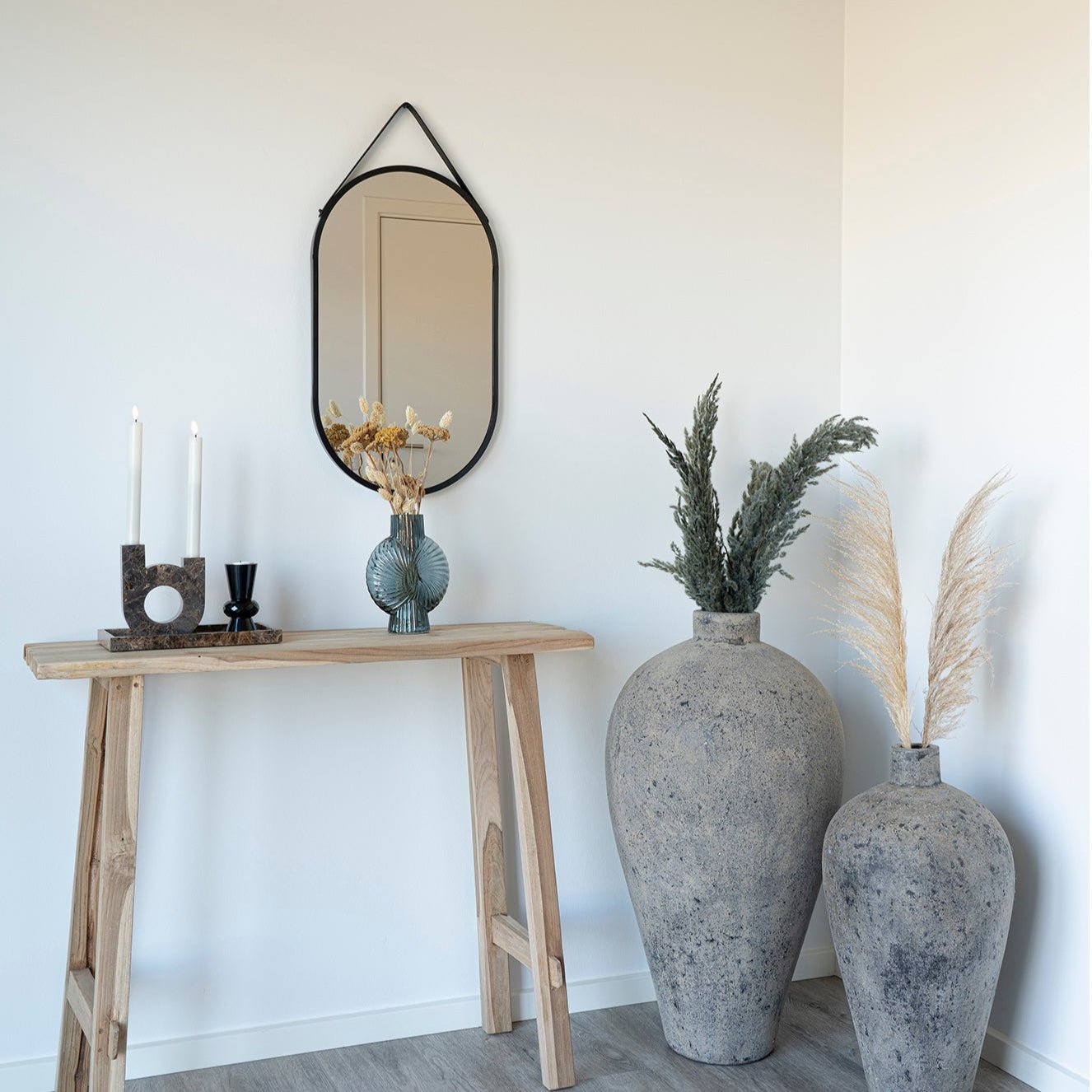 SOFUM | פמוט זוגי משיש חום בעיצוב מודרני