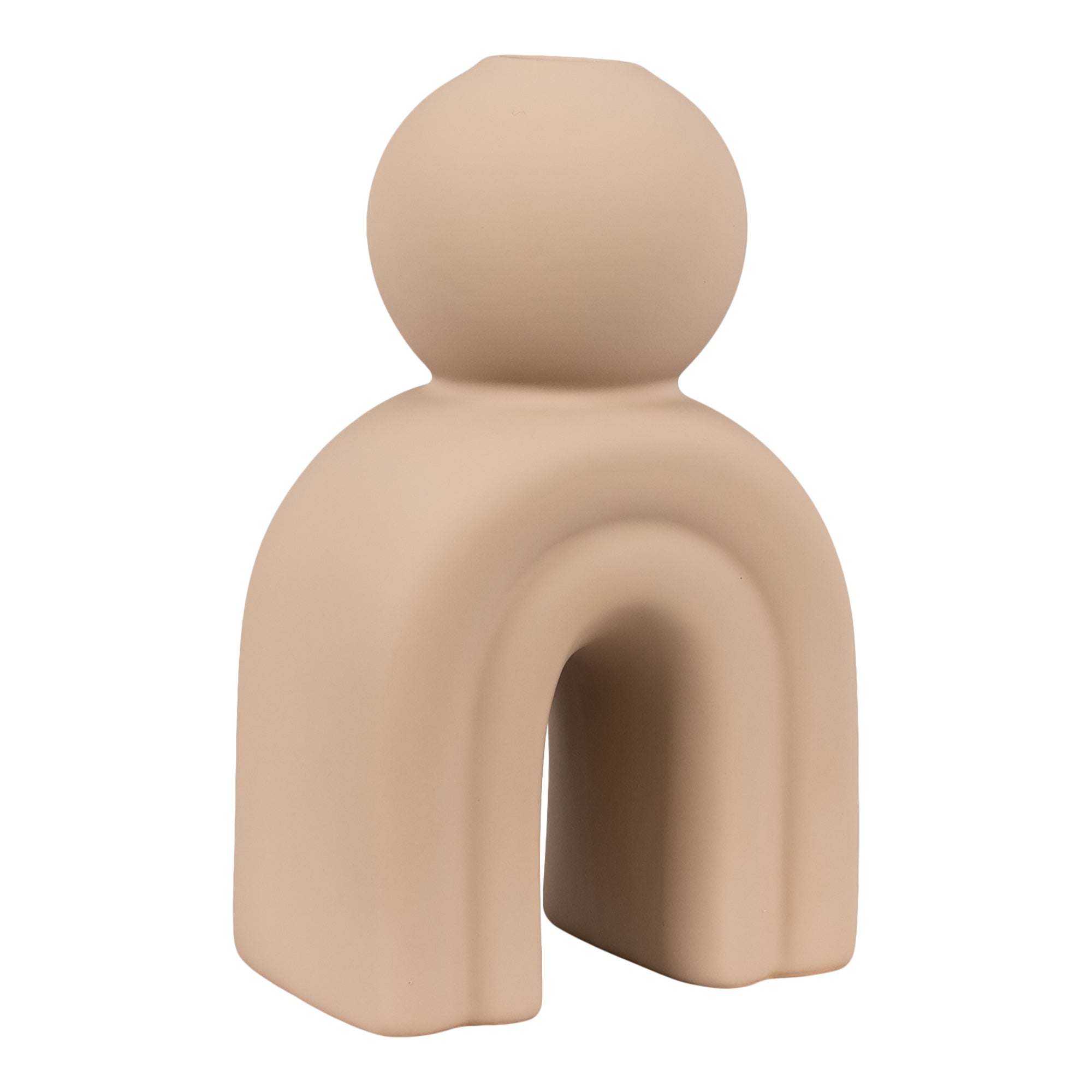 SAFE | פמוט קרמי בעיצוב מודרני בגוון ניוד