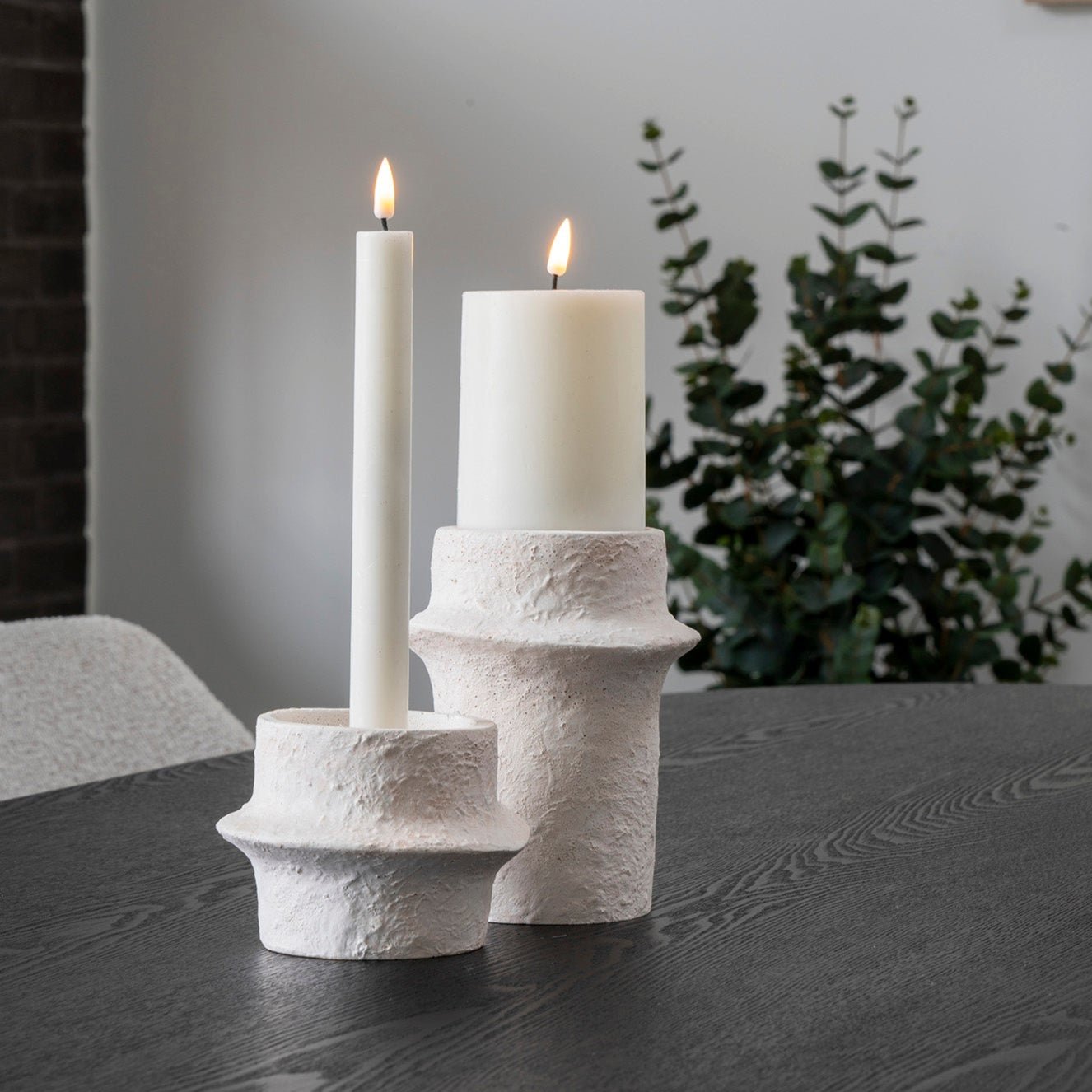 RAFUS | זוג פמוטים בטקסטורה אורגנית