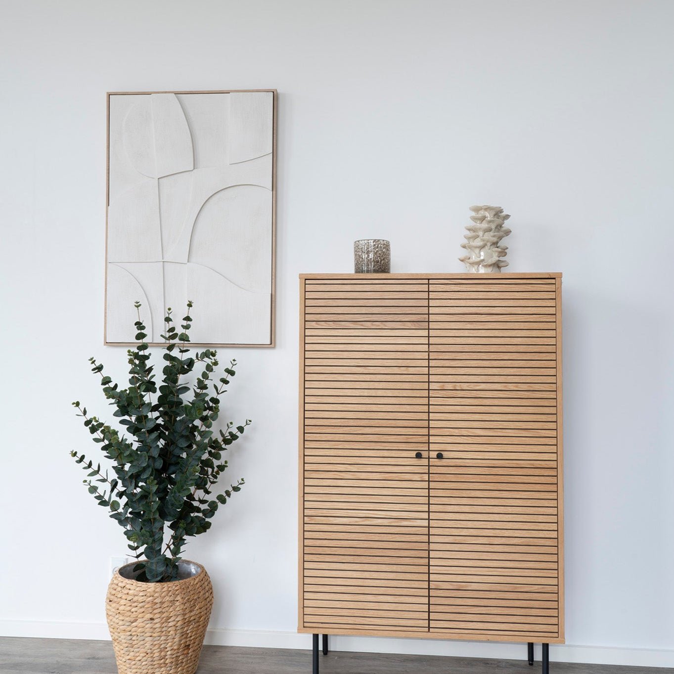 WIRIS | פמוט זכוכית מנומר בגווני חום