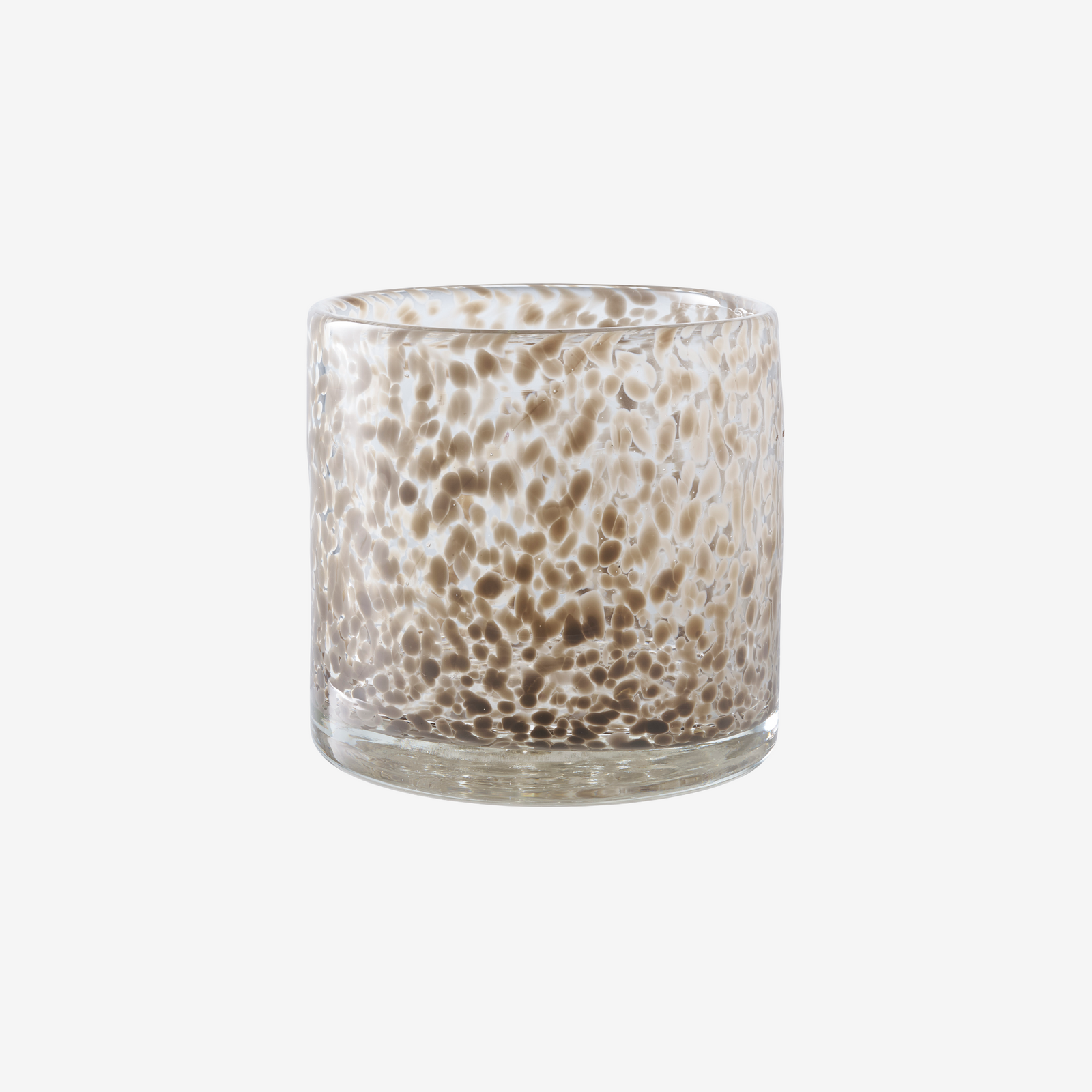 WIRIS | פמוט זכוכית מנומר בגווני חום