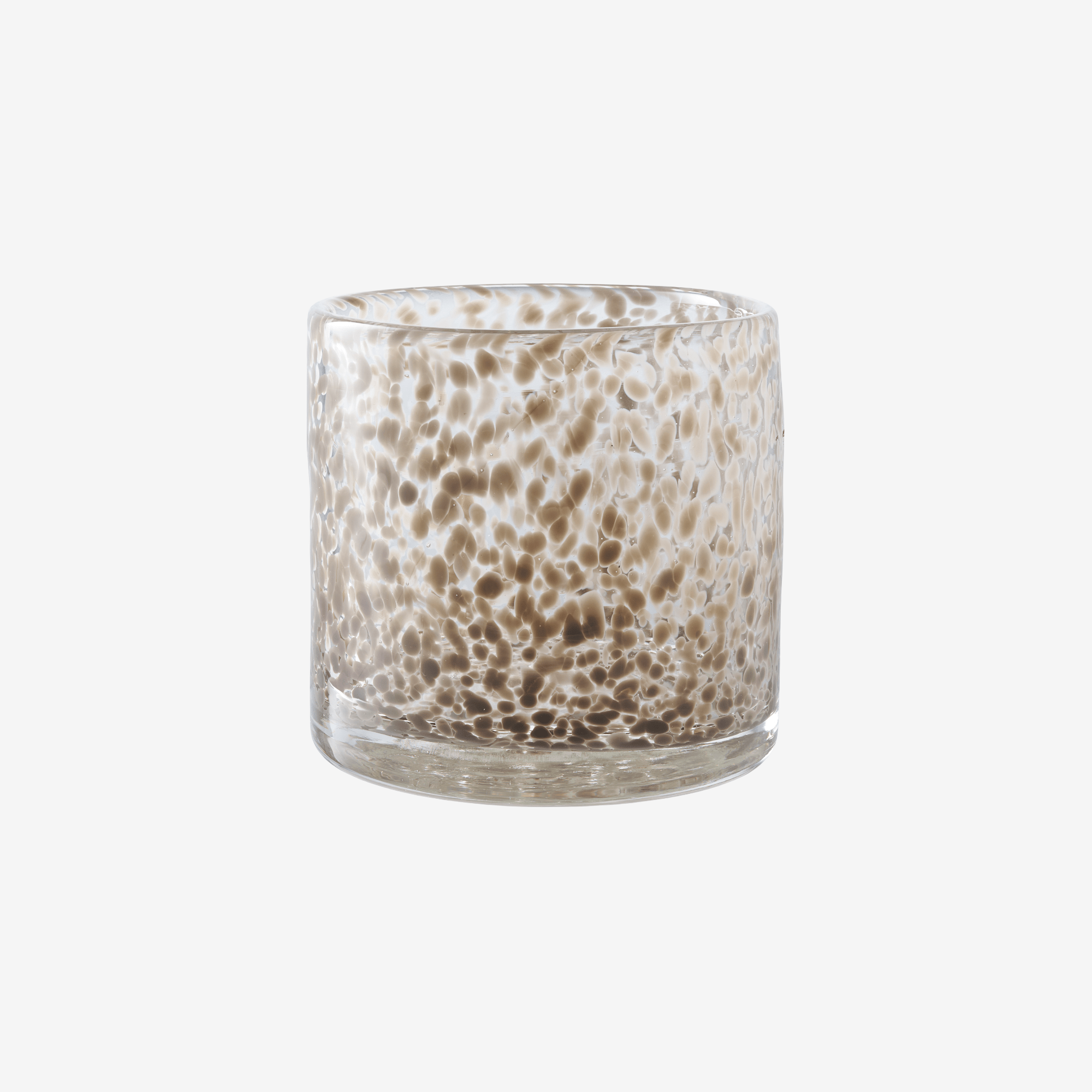 WIRIS | פמוט זכוכית מנומר בגווני חום