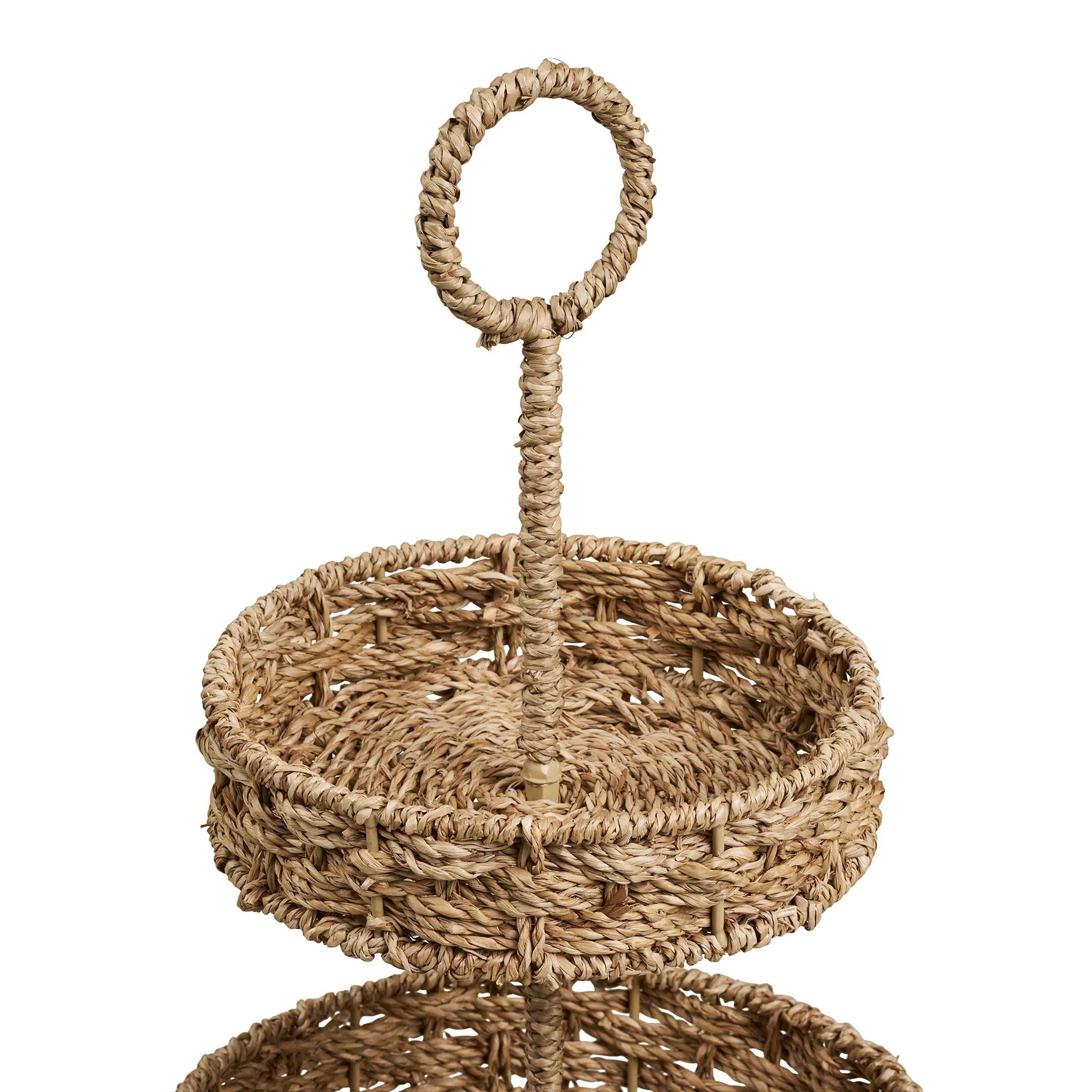 FAVA | מעמד דו קומתי מעשב ים בגוון טבעי - KUALA