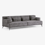 MEAJA | ספה דו-מושבית נורדית בבד אריג מלטף