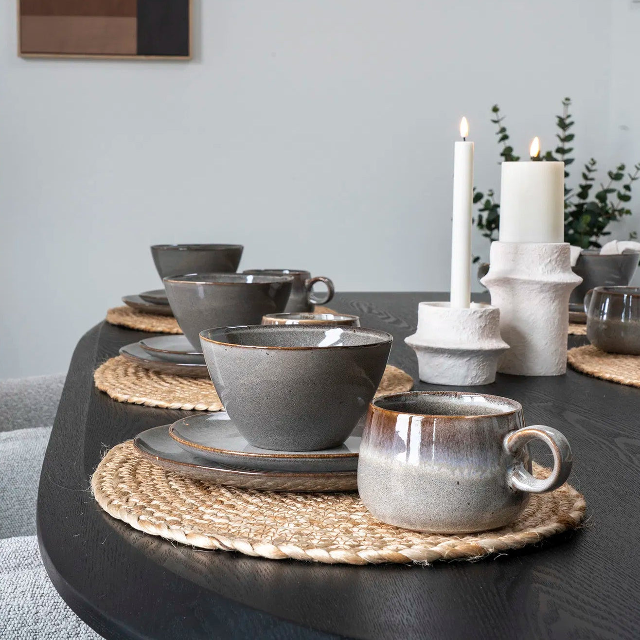 BENO | סט קערות מקרמיקה בגווני אפור וחום - KUALA