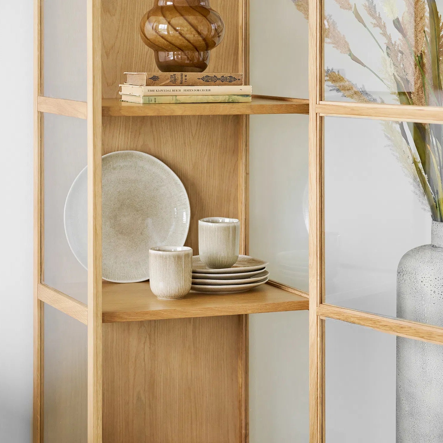 ALEN | צלחת קרמיקה בגוון בז', מגיעה בשני גדלים - KUALA