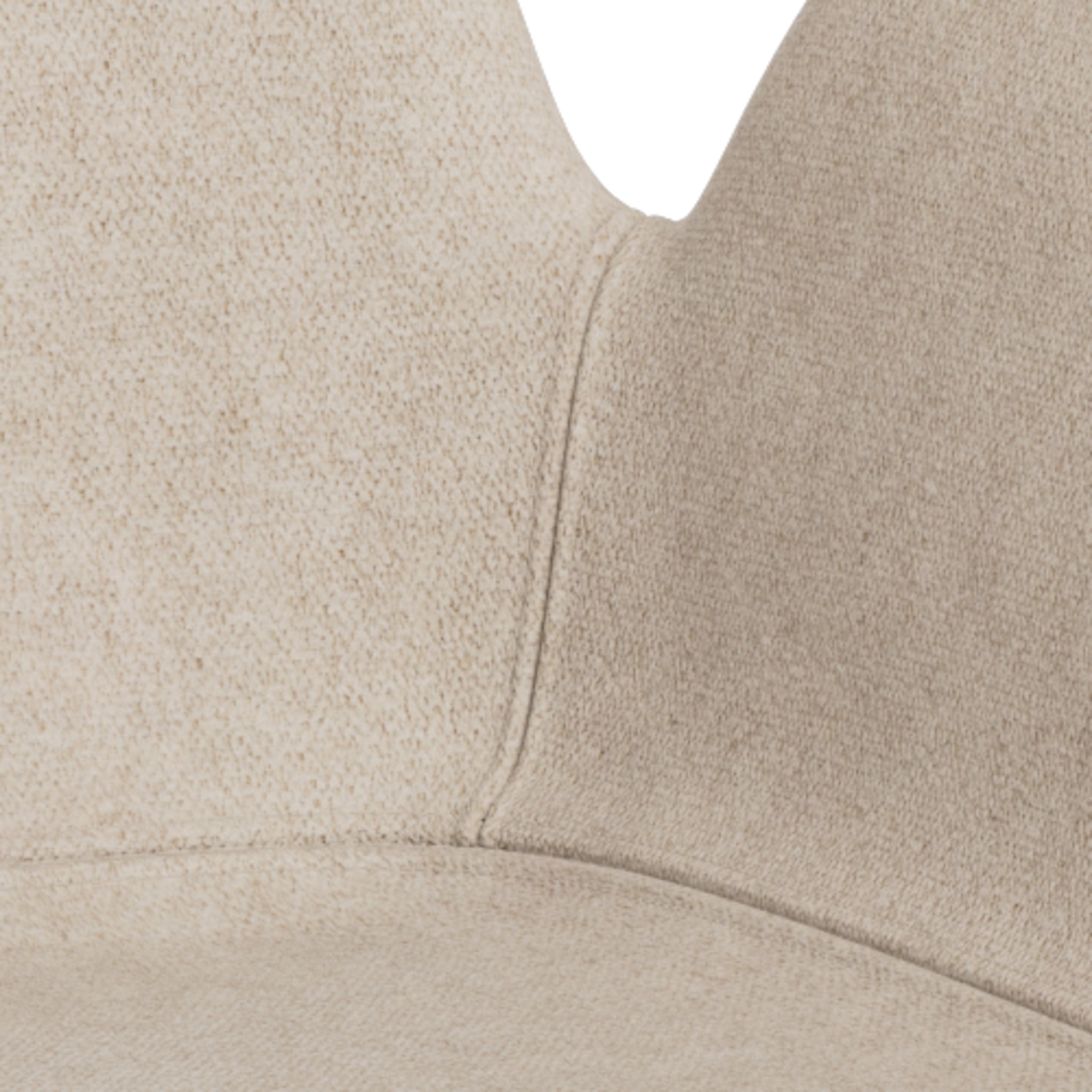 ARLOK | כיסא עם משענות יד מרופד בבד אריג